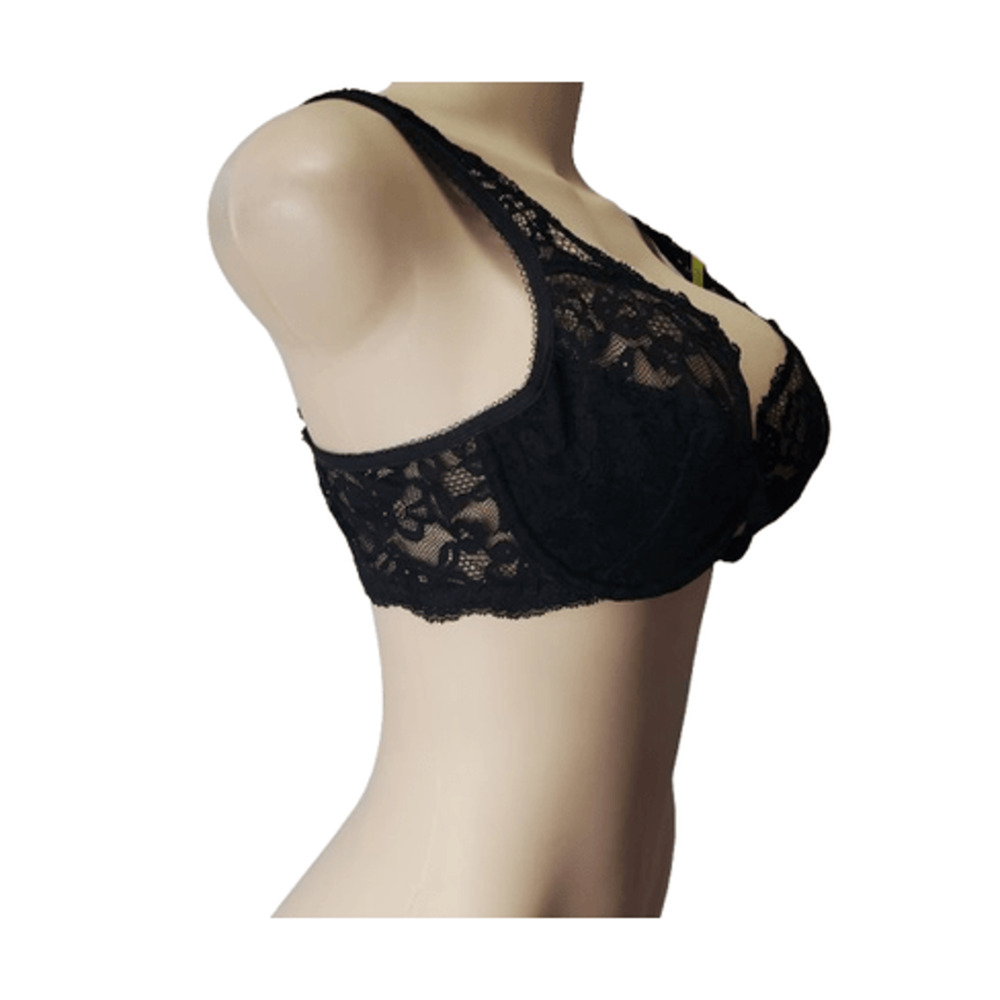 Maidenform women's black lace bra size 38B - Picture 3 of 4